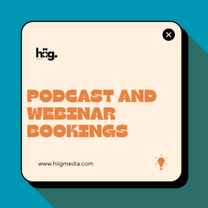 Podcast and Webinar Bookings